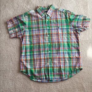 Polo by Ralph Lauren Green and Orange Polo Shirt